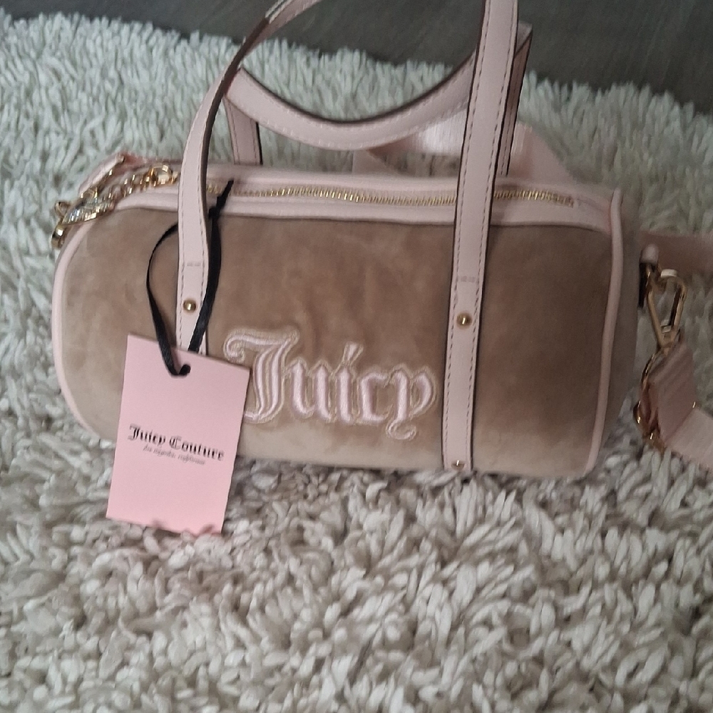 Juicy Couture Mini Bags Pink and Tan Collection